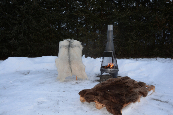 B-Ware Edles Kaschmir Ziegenfell XXL